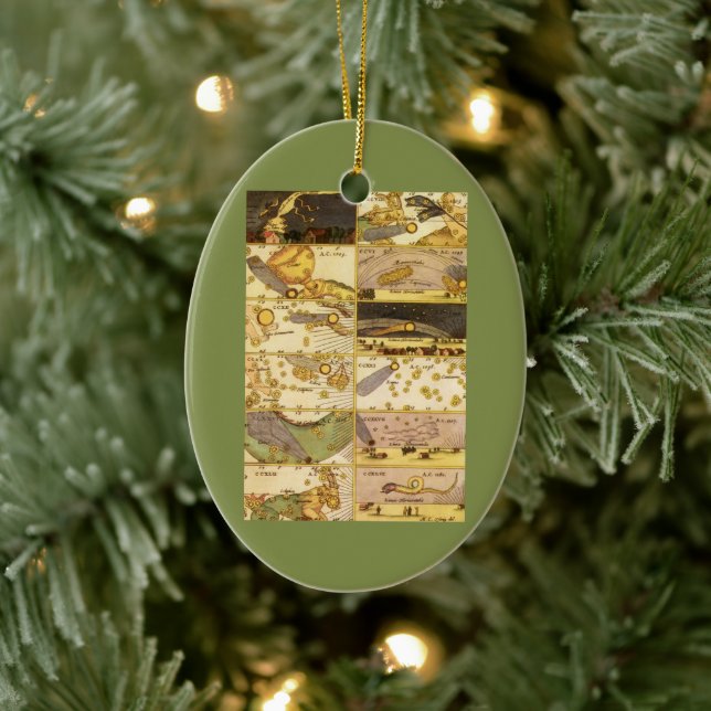 Adorno De Cerámica Constelaciones antiguas, astronomía y estrellas an (Árbol)