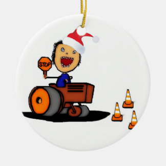 Adorno De Cerámica Construcción de navidades