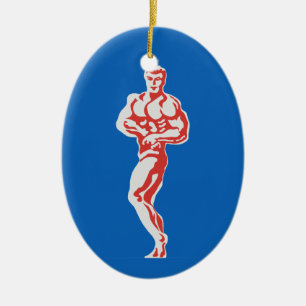 Adorno De Cerámica Constructor de cuerpos