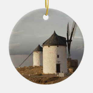Adorno De Cerámica Consuegra, antiguos molinos de viento de La Mancha