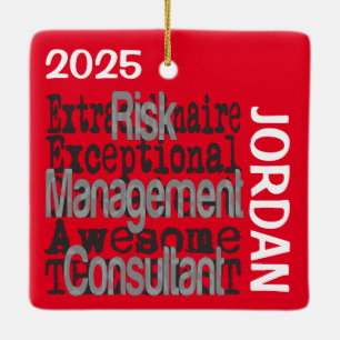 Adorno De Cerámica Consultor de Gestión de Riesgos Extraordinario