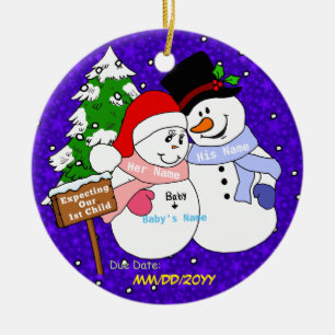 Adorno De Cerámica Contar con a nuestro 1r niño