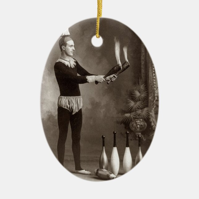 Adorno De Cerámica Contrabando de fuego de época (Frente)