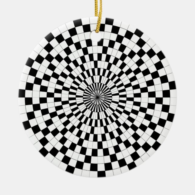 Adorno De Cerámica Contrarrestas espirales de Kenneth Yoncich (Frente)