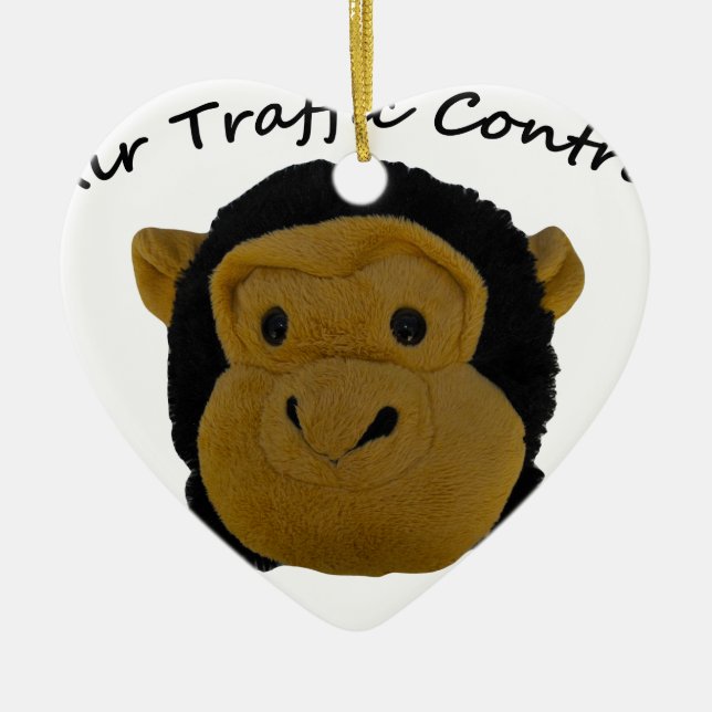 Adorno De Cerámica Control del tráfico aéreo (Frente)