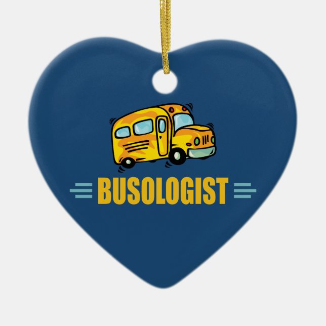 Adorno De Cerámica Controlador de bus divertido (Frente)