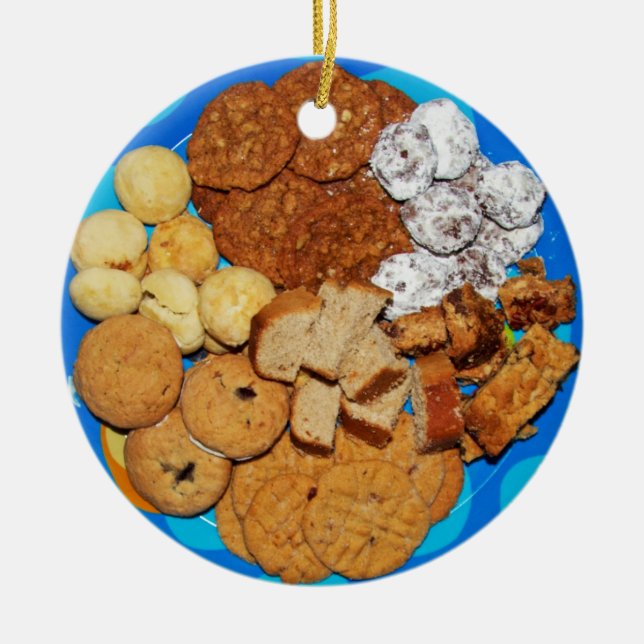 Adorno De Cerámica Cookies de navidades (Frente)