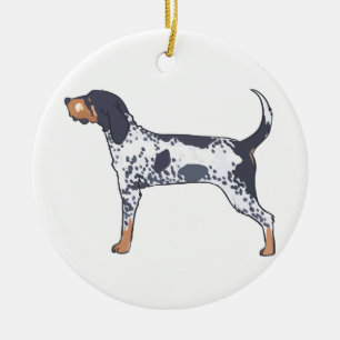 Adorno De Cerámica Coonhound de Bluetick