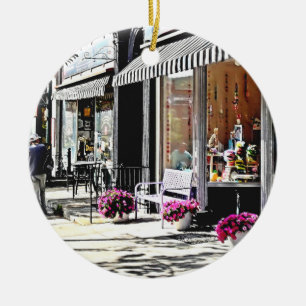 Adorno De Cerámica Cooperstown NY - Tienda de regalos y restaurantes