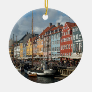 Adorno De Cerámica Copenhague Nyhavn
