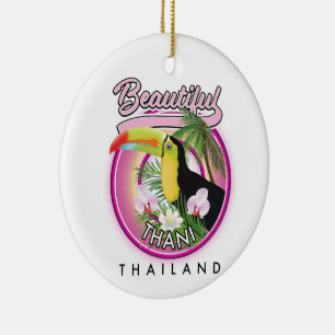 Adorno De Cerámica Copia de Beautiful Thani Tailandia
