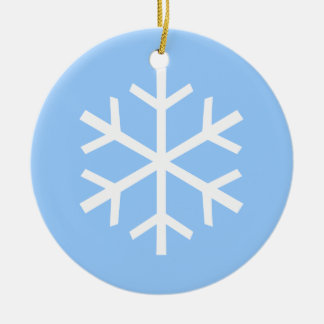 Adorno De Cerámica Copo de nieve