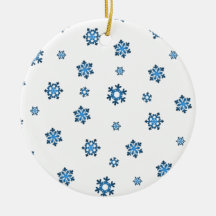 Copos de nieve (azul y negro)