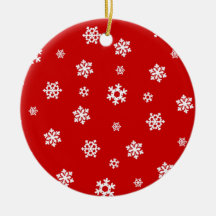 Copos de nieve (blanco) [patrón de Navidades]