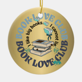 Adorno De Cerámica Coqueta del club de amor del libro graciosa como l