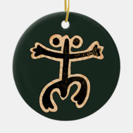 Adorno De Cerámica Coqui Taino Ornament