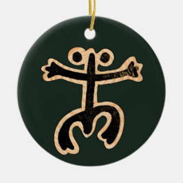 Adorno De Cerámica Coqui Taino Ornament