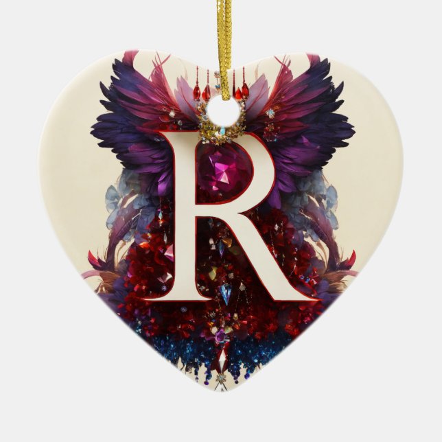 Adorno De Cerámica Corazón (Frente)