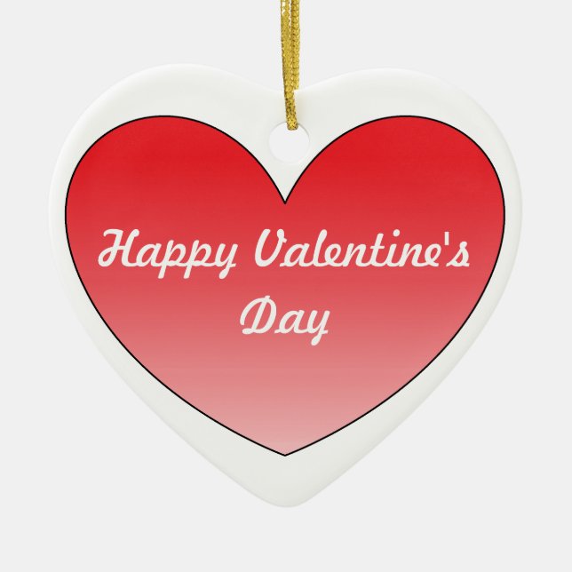 Adorno De Cerámica Corazón 4 (Frente)