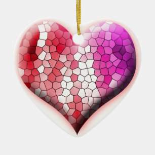 Adorno De Cerámica corazón amor corazones personalizar Aniversarios