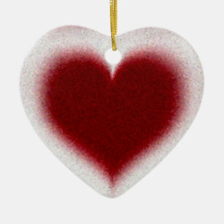 Adorno De Cerámica Corazón cristalino