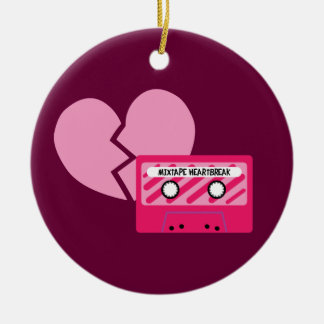 Adorno De Cerámica Corazón de MixTape