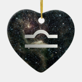 Adorno De Cerámica Corazón del cumpleaños del universo del Rótulo de
