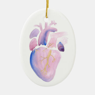 Adorno De Cerámica Corazón muy violeta