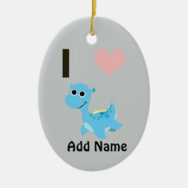 Adorno De Cerámica Corazón Nessie