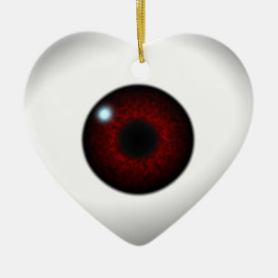 Adorno De Cerámica corazón ocular