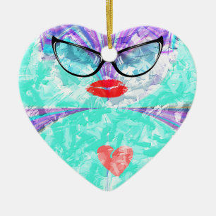 Adorno De Cerámica Corazón perfecto