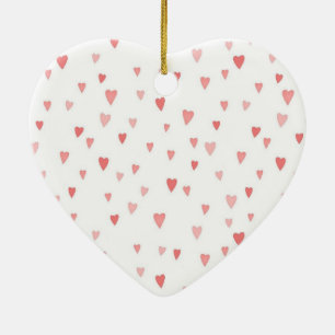 Adorno De Cerámica Corazones