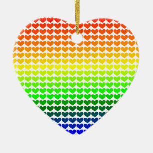 ADORNO DE CERÁMICA CORAZONES DE LLUVIA