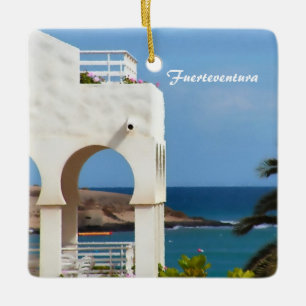 Adorno De Cerámica Corcho para vaso de Fuerteventura