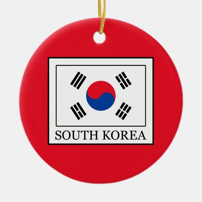 Adorno De Cerámica Corea del Sur (Frente)
