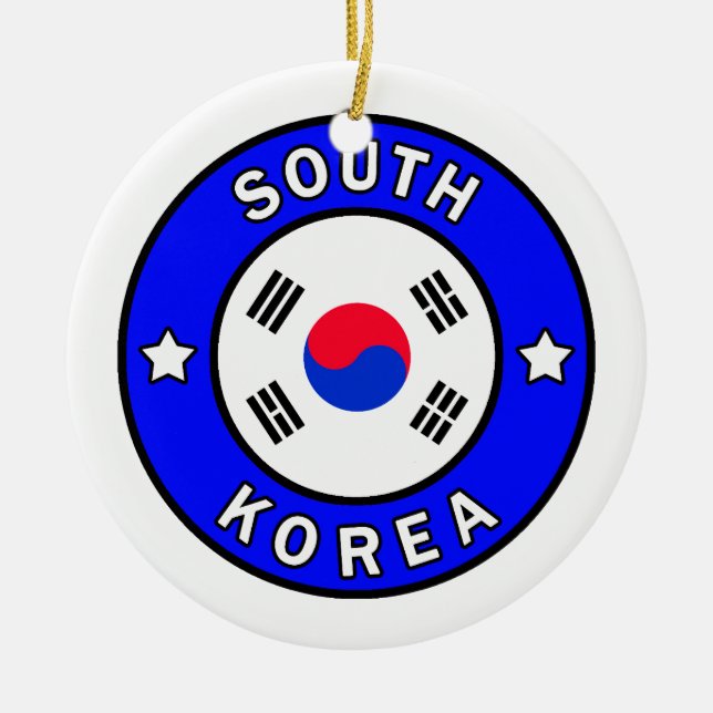 Adorno De Cerámica Corea del Sur (Frente)