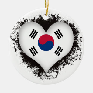 Adorno De Cerámica Corea del Sur del amor del vintage I