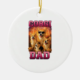 Adorno De Cerámica Corgi Copiar Copiar Copiar