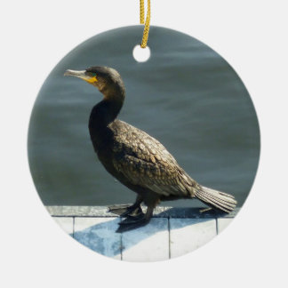 Adorno De Cerámica Cormorant