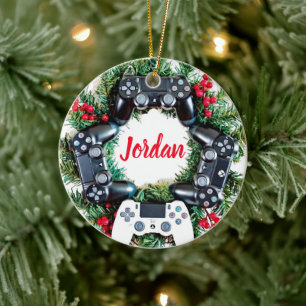Adorno De Cerámica Corona de juegos Gamer PERSONALIZADA