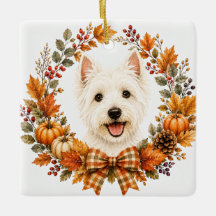 Corona de Otoño Westie