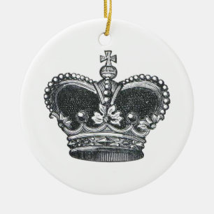 Adorno De Cerámica Corona real