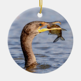 Adorno De Cerámica Cororante con pescado