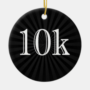 Adorno De Cerámica Corredora personalizada 10k Keepsake a través del 