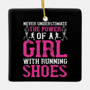 Adorno De Cerámica Corriendo - Nunca subestimar campeón