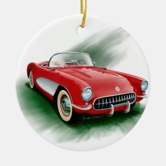 Adorno De Cerámica Corvette 1957