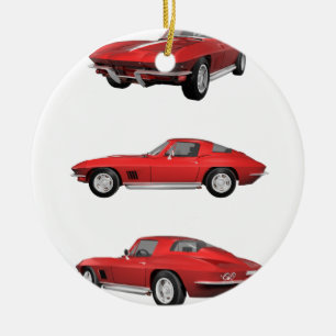 Adorno De Cerámica Corvette 1967 C2