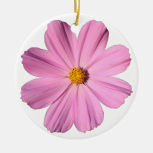 Adorno De Cerámica Cosmos rosados