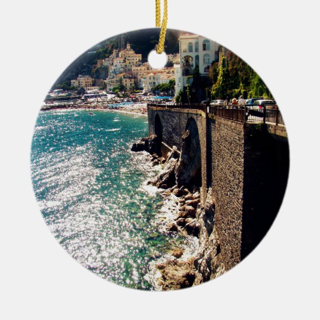 Adorno De Cerámica Costa de Amalfi (Frente)