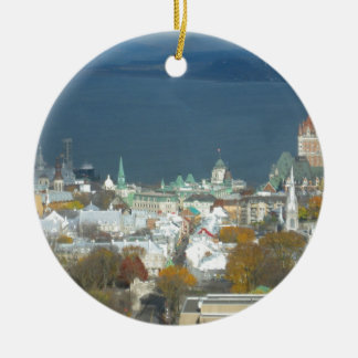 Adorno De Cerámica Costa de la ciudad de Quebec Canadá